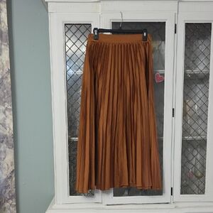 Altar'd State A-Line Skirt in Warm Brown